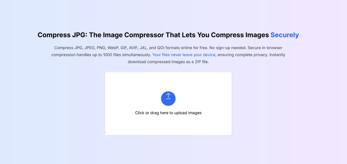 compressjpg, 免费图片在线压缩工具