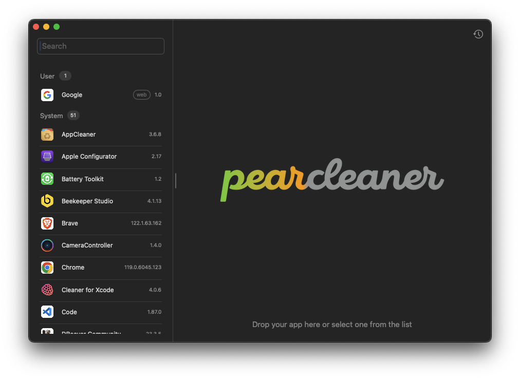 macOS 系统清理工具：pearcleaner